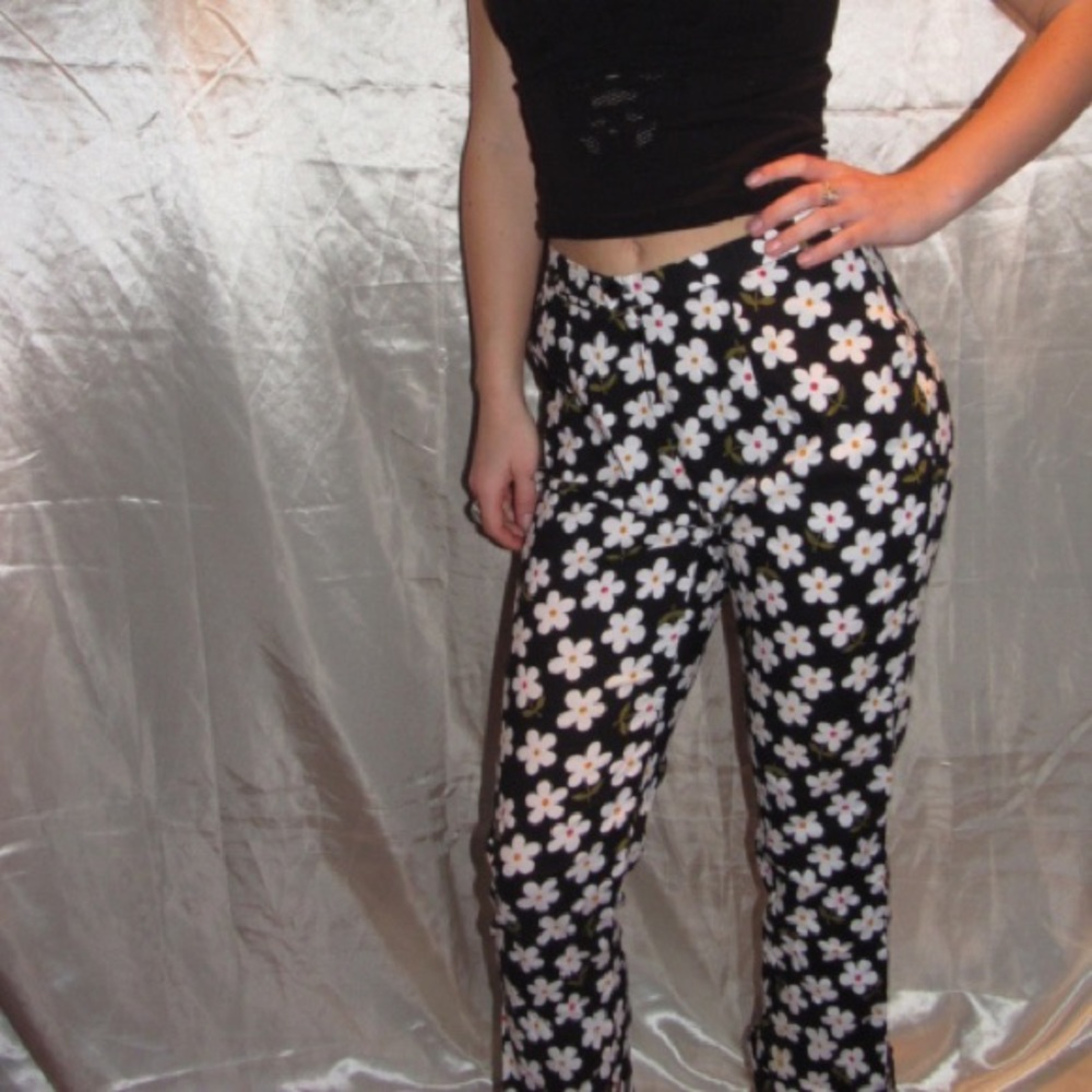 Vintage flower pants